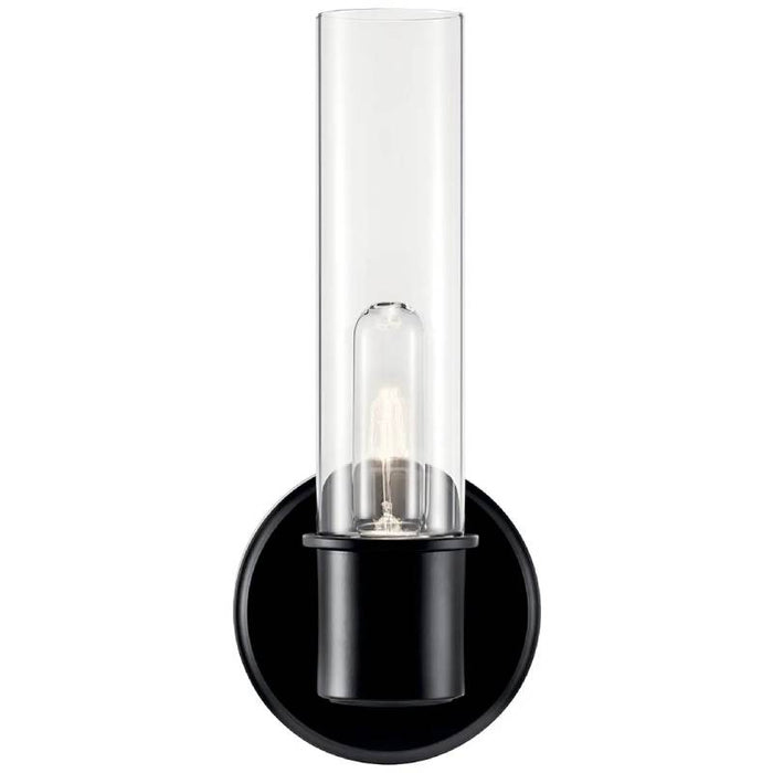 Kichler 52653 Aviv 1-lt 13" Tall Wall Sconce-Black