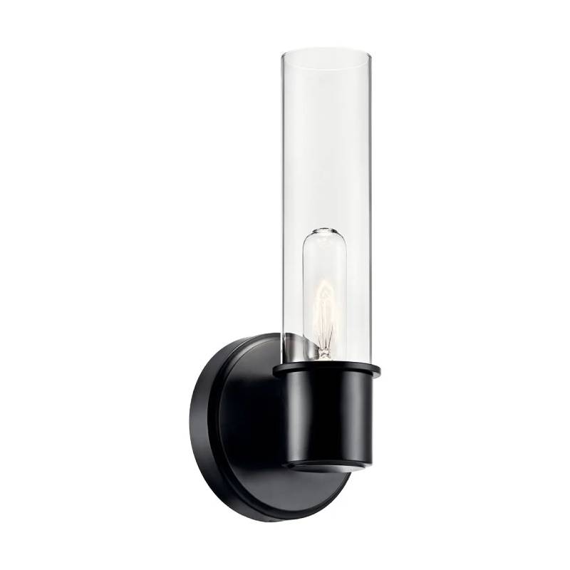 Kichler 52653 Aviv 1-lt 13" Tall Wall Sconce-Black