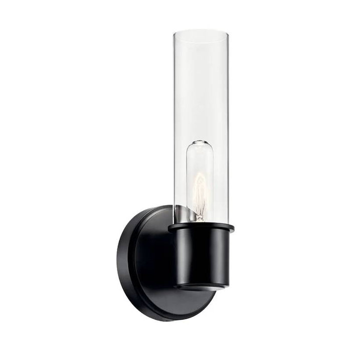 Kichler 52653 Aviv 1-lt 13" Tall Wall Sconce-Black