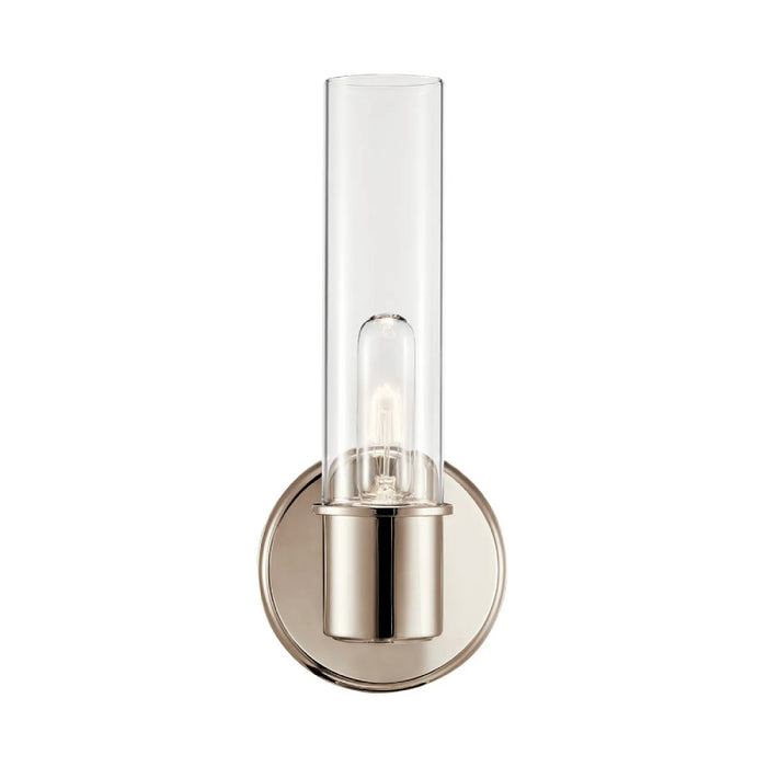 Kichler 52653 Aviv 1-lt 13" Tall Wall Sconce-Polished Nickel