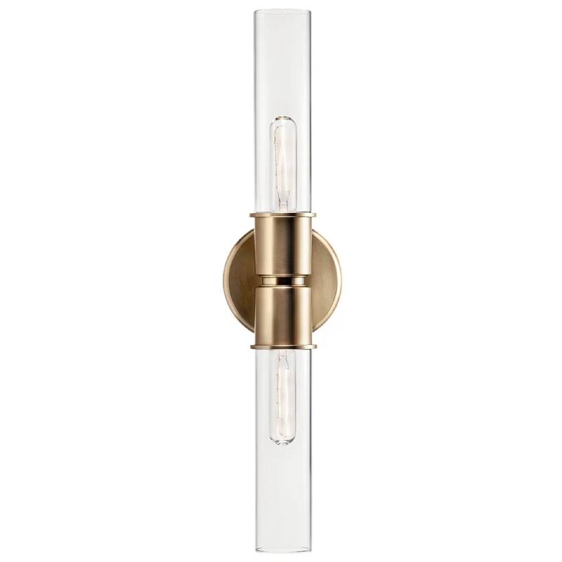 Kichler 52654 Aviv 2-lt 24" Wall Sconce-Champagne Bronze