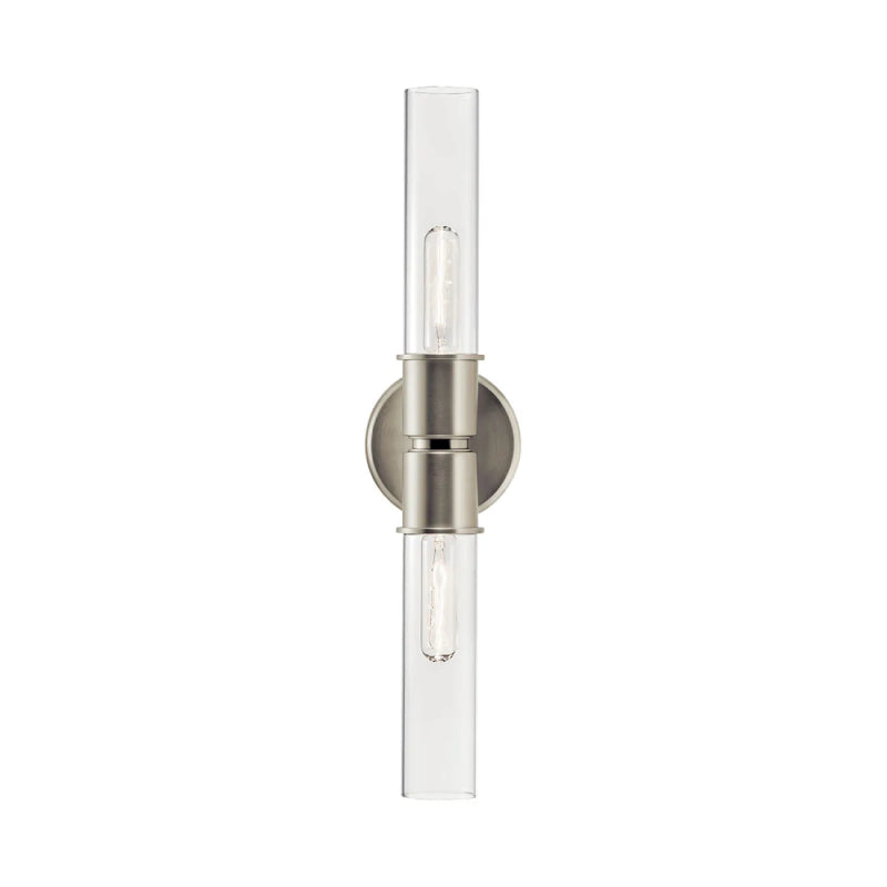 Kichler 52654 Aviv 2-lt 24" Wall Sconce-Polished Nickel