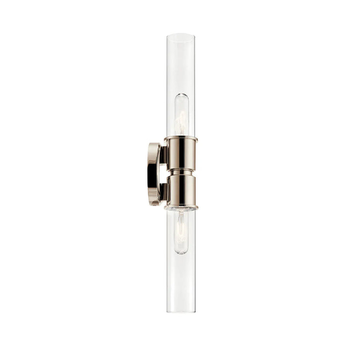 Kichler 52654 Aviv 2-lt 24" Wall Sconce-Polished Nickel