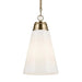 Kichler 52661 Marsailli 1-lt 12" Pendant - Champagne Bronze Opal Glass