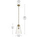 Kichler 52661 Marsailli 1-lt 12" Pendant
