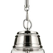 Kichler 52661 Marsailli 1-lt 12" Pendant - Polished Nickel