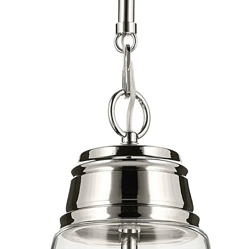 Kichler 52661 Marsailli 1-lt 12" Pendant - Polished Nickel
