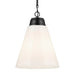 Kichler 52662 Marsailli 1-lt 16" Pendant - Black Opal Glass