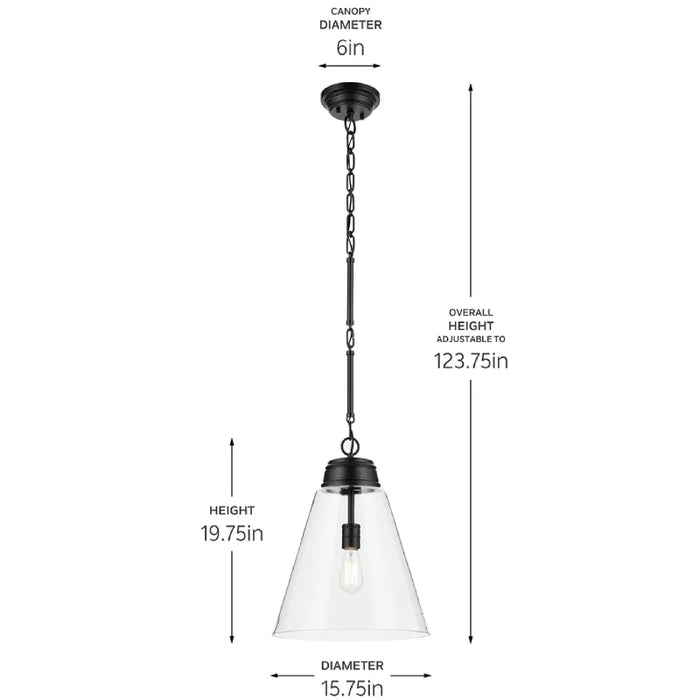Kichler 52662 Marsailli 1-lt 16" Pendant