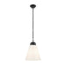 Kichler 52662 Marsailli 1-lt 16" Pendant - Black Opal Glass