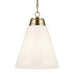 Kichler 52662 Marsailli 1-lt 16" Pendant - Champagne Bronze Opal Glass