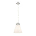 Kichler 52662 Marsailli 1-lt 16" Pendant - Polished Nickel Opal Glass