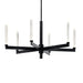 Kichler 52667 Sycara 6-lt 36" LED Chandelier-Black