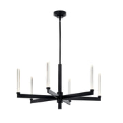 Kichler 52667 Sycara 6-lt 36" LED Chandelier-Black