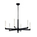 Kichler 52667 Sycara 6-lt 36" LED Chandelier-Black
