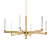 Kichler 52667 Sycara 6-lt 36" LED Chandelier-Champagne Bronze