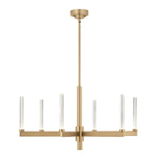 Kichler 52667 Sycara 6-lt 36" LED Chandelier-Champagne Bronze