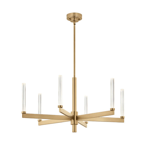 Kichler 52667 Sycara 6-lt 36" LED Chandelier-Champagne Bronze