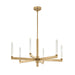 Kichler 52667 Sycara 6-lt 36" LED Chandelier-Champagne Bronze