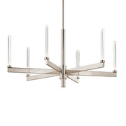 Kichler 52667 Sycara 6-lt 36" LED Chandelier-Polished Nickel