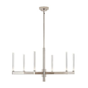 Kichler 52667 Sycara 6-lt 36" LED Chandelier-Polished Nickel