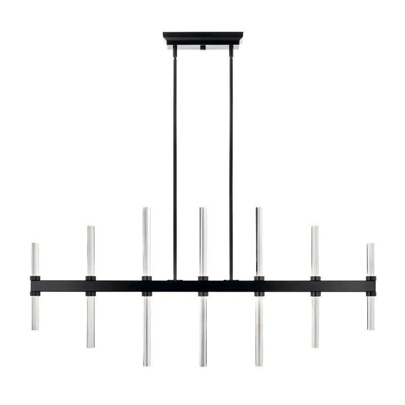 Kichler 52670 Sycara 14-lt 48" LED Linear Chandelier-Black