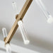 Kichler 52670 Sycara 14-lt 48" LED Linear Chandelier-Champagne Bronze