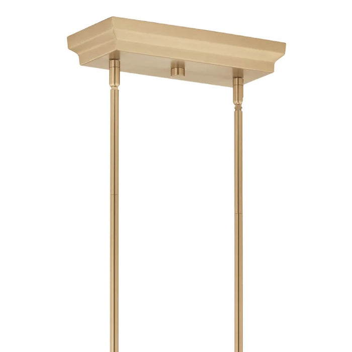 Kichler 52670 Sycara 14-lt 48" LED Linear Chandelier-Champagne Bronze