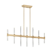 Kichler 52670 Sycara 14-lt 48" LED Linear Chandelier-Champagne Bronze