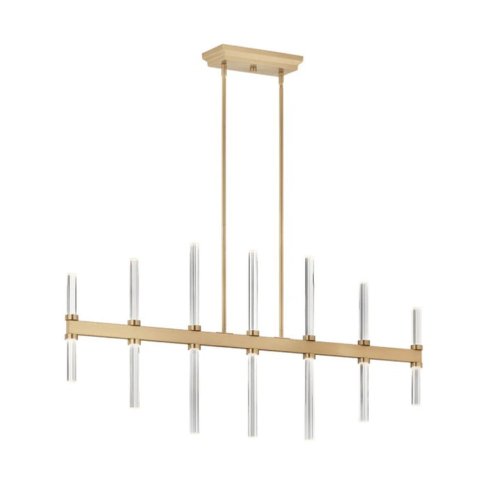 Kichler 52670 Sycara 14-lt 48" LED Linear Chandelier-Champagne Bronze