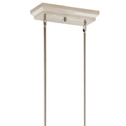 Kichler 52670 Sycara 14-lt 48" LED Linear Chandelier-Polished Nickel