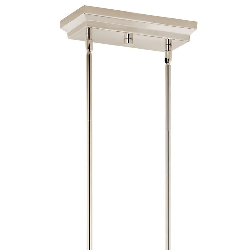Kichler 52670 Sycara 14-lt 48" LED Linear Chandelier-Polished Nickel
