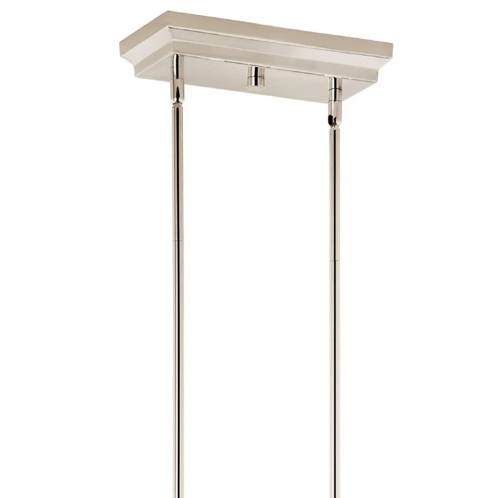 Kichler 52670 Sycara 14-lt 48" LED Linear Chandelier-Polished Nickel