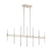 Kichler 52670 Sycara 14-lt 48" LED Linear Chandelier-Polished Nickel