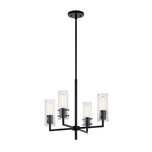 Kichler 52678 Velestino 4-lt 21" Chandelier-Black
