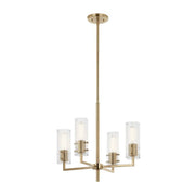 Kichler 52678 Velestino 4-lt 21" Chandelier-Champagne Bronze