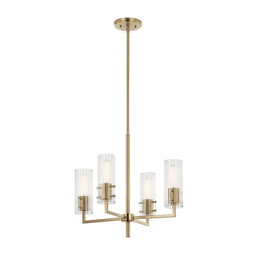 Kichler 52678 Velestino 4-lt 21" Chandelier-Champagne Bronze
