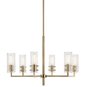 Kichler 52679 Velestino 6-lt 30" Chandelier-Champagne Bronze