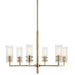 Kichler 52679 Velestino 6-lt 30" Chandelier-Champagne Bronze