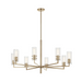 Kichler 52680 Velestino 8-lt 40" Chandelier - Champagne Bronze