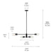 Kichler 52681 Velestino 4-lt 48" Chandelier