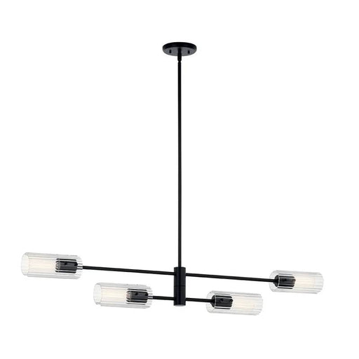 Kichler 52681 Velestino 4-lt 48" Chandelier-Black