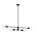 Kichler 52681 Velestino 4-lt 48" Chandelier-Black