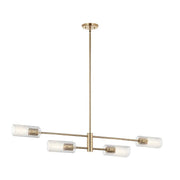 Kichler 52681 Velestino 4-lt 48" Chandelier-Champagne Bronze