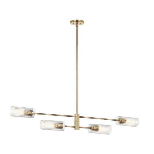 Kichler 52681 Velestino 4-lt 48" Chandelier-Champagne Bronze