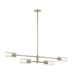 Kichler 52681 Velestino 4-lt 48" Chandelier-Champagne Bronze