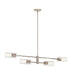Kichler 52681 Velestino 4-lt 48" Chandelier-Polished Nickel