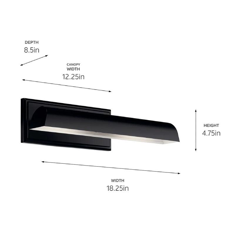 Kichler 52685 Carston 2-lt 18" LED Wall Sconce