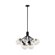 Kichler 52701 Silvarious 12-lt 30" Chandelier-Black