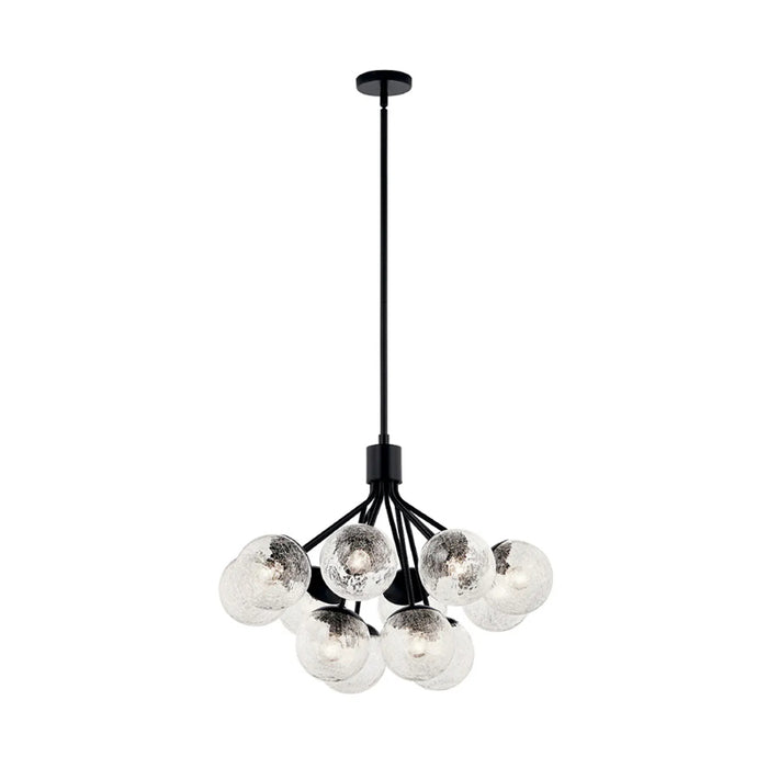Kichler 52701 Silvarious 12-lt 30" Chandelier-Black